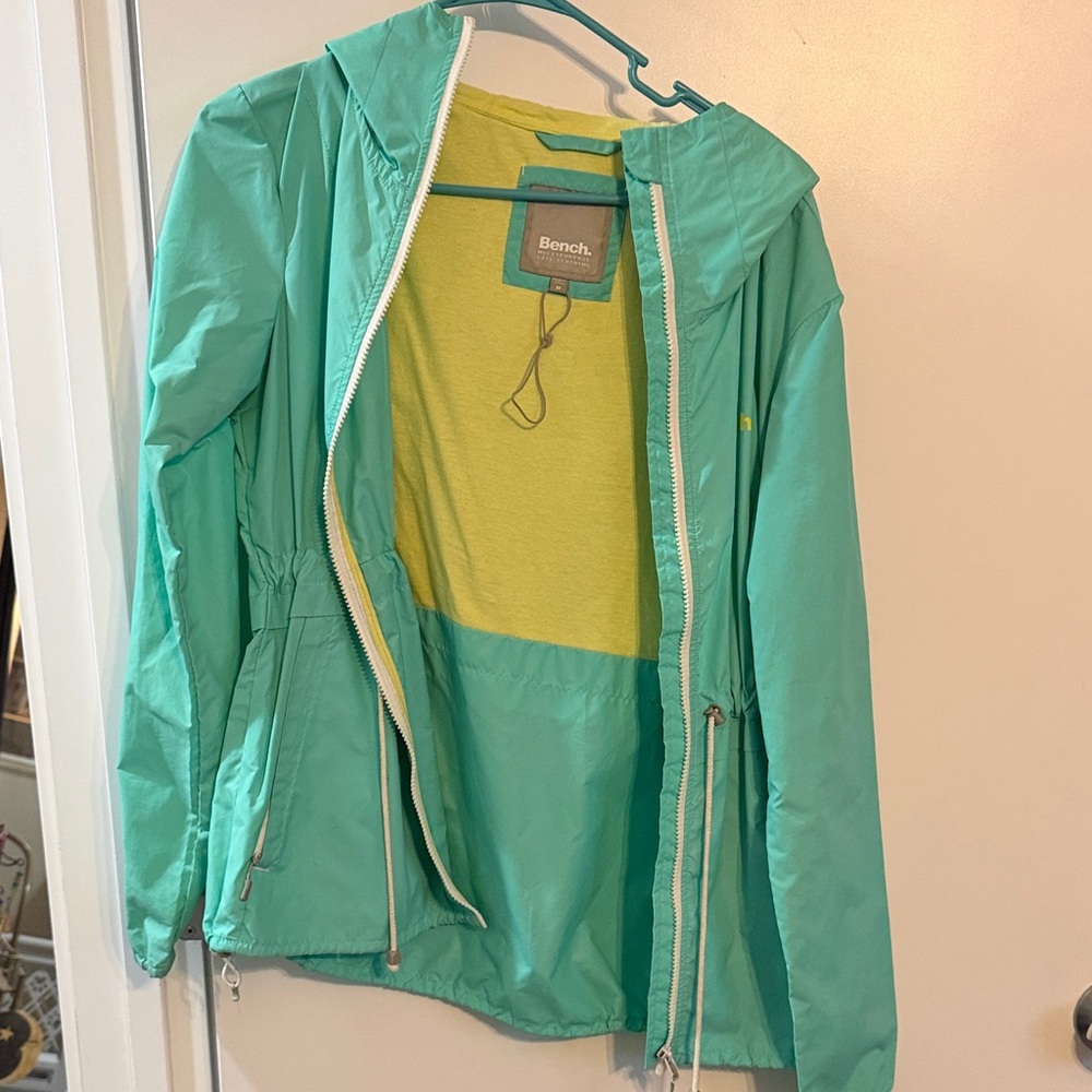 Bench Aqua and Lime Jacket